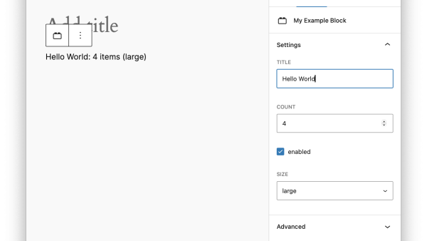 PHP-only block registration