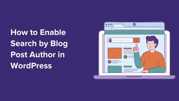 search by blog post author