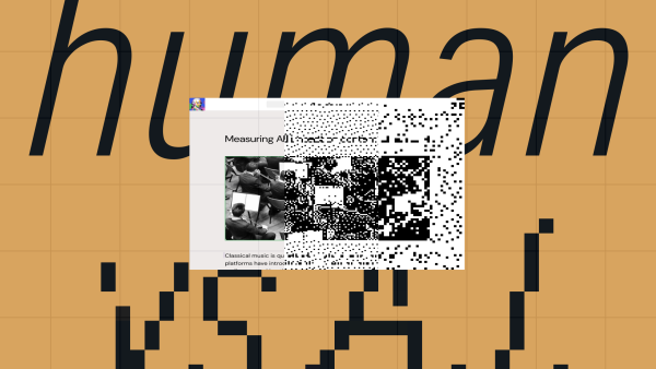 AI vs. human content