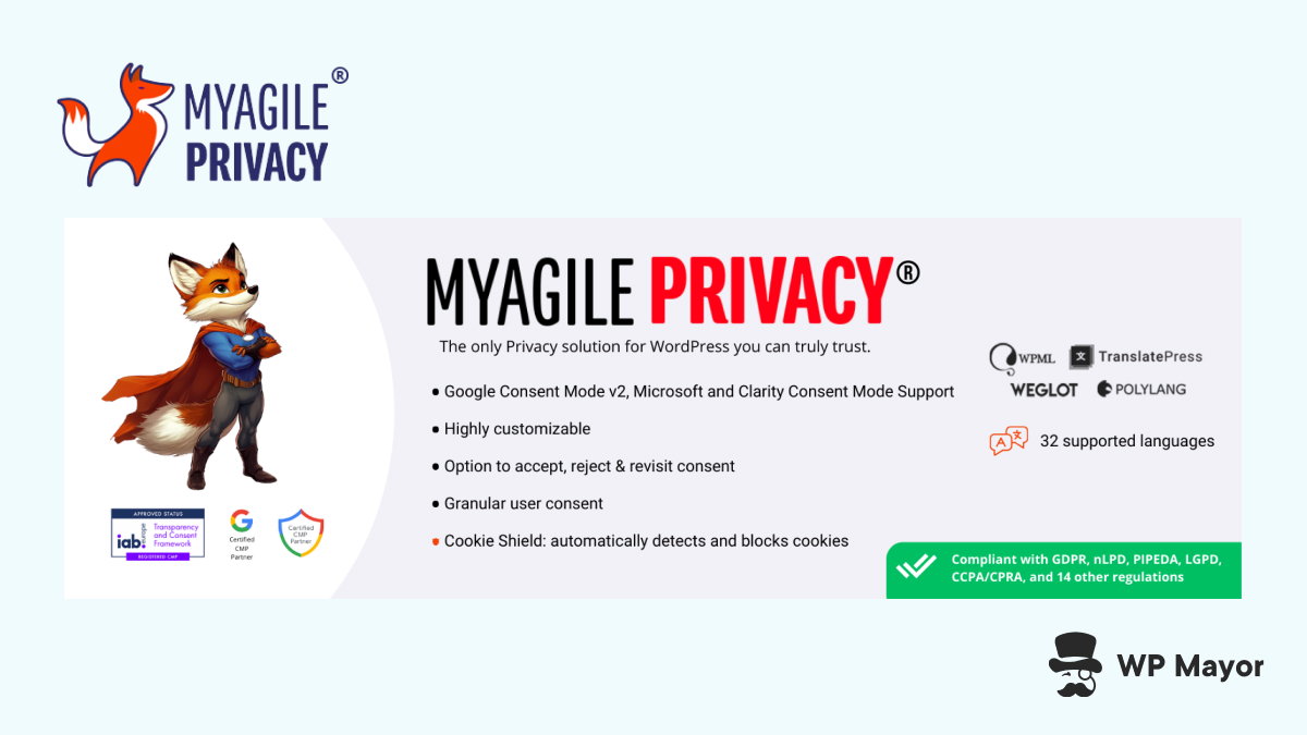My Agile Privacy Review: The WordPress Cookie Consent Plugin That Means Business