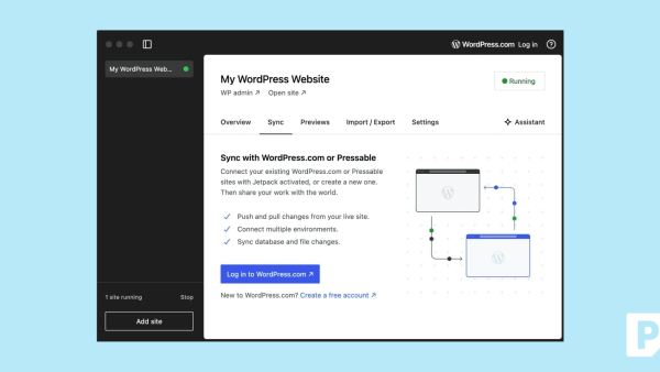 wordpress studio sync