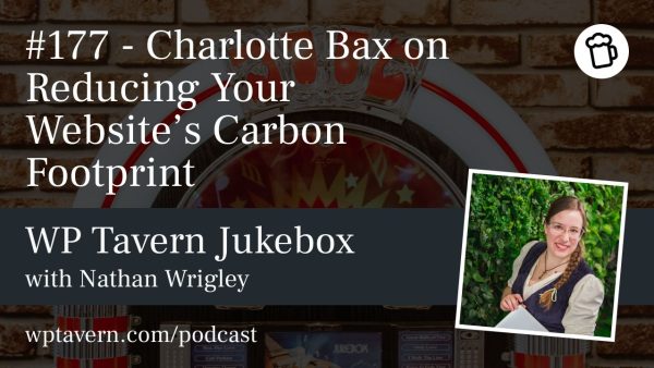 WordPress carbon footprint