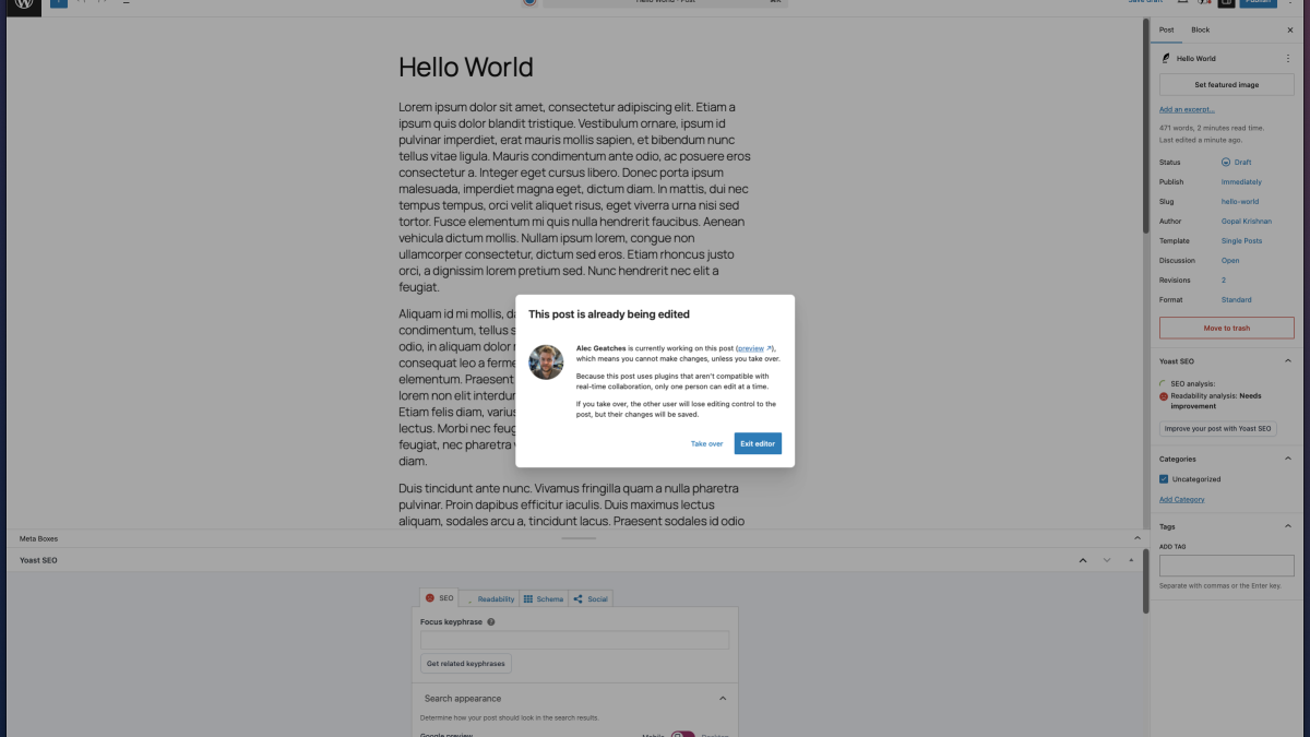 Real-Time Collaboration Transforms WordPress Block Editor