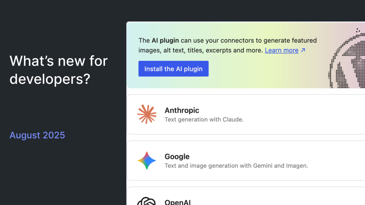 What’s New for Developers? (April 2026)