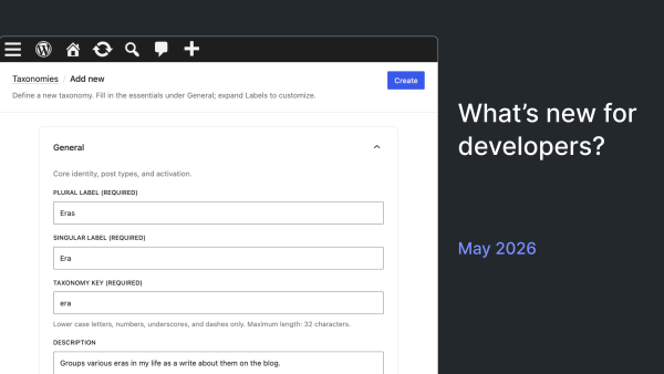 wordpress developer features