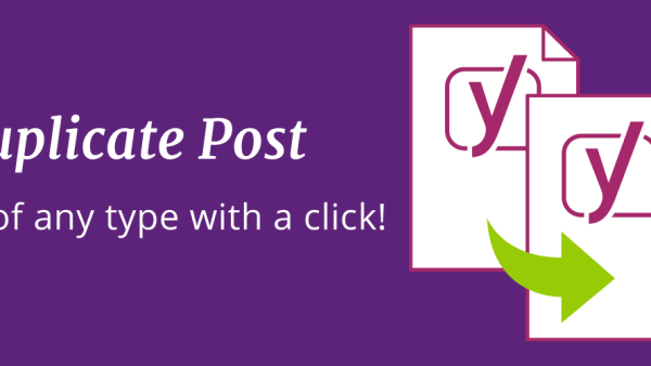 Yoast Duplicate Post banner showing easy post cloning feature for WordPress users in 2026 review article